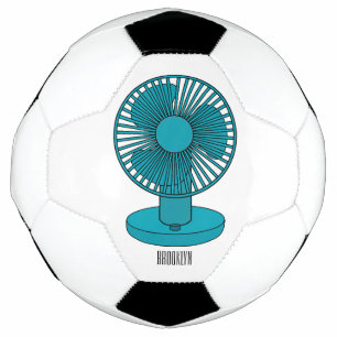 Bola De Futebol Ilustração do desenho do ventilador