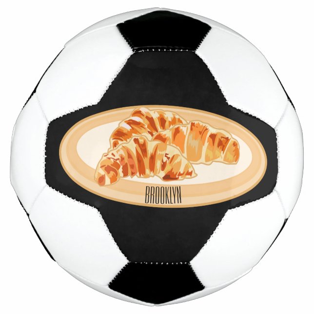 Bola De Futebol Imagem croissant (Frente)