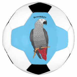Bola De Futebol Imagem de desenho animado de cinza africana