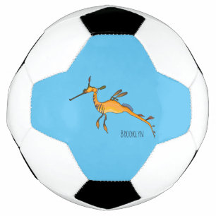 Bola De Futebol Imagem de desenho animado de seadragão fraco