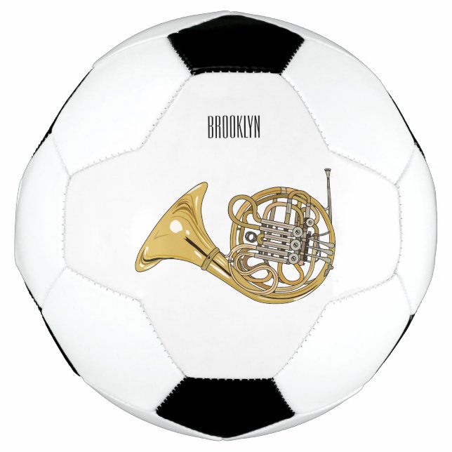 Bola De Futebol Imagem de desenho animado francês (Frente)