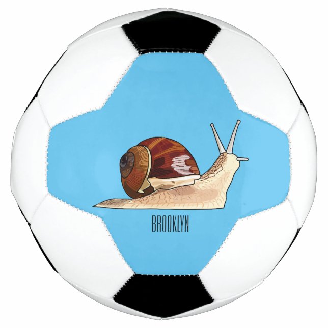 Bola De Futebol Imagem de desenho em caracol (Frente)