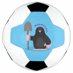 Bola De Futebol Imagem de desenhos animados alegres e bonitos