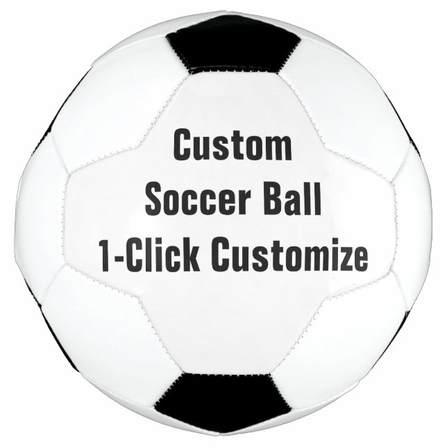 Bola de Futebol Impressa Personalizada para person (Frente)