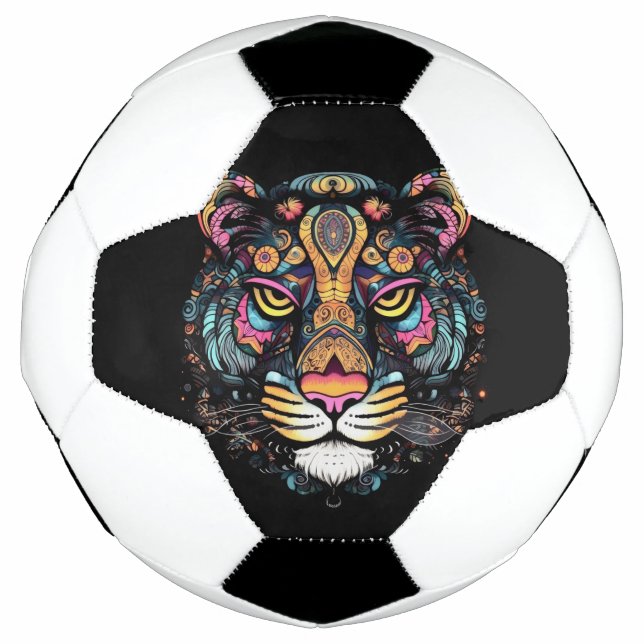 Bola De Futebol Incrível Tiger Head (Frente)