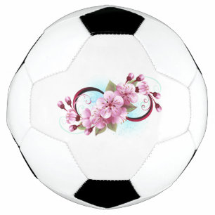 Bola De Futebol Infinidade com Flores de Flor Sakura