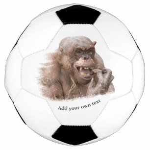 Bola De Futebol Jambo The Hairless Chimp (mude para seu próprio te