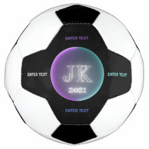 Bola de Futebol JK 2021 de Texto Personalizado