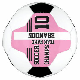 Bola De Futebol jogador de futebol branco-rosa personalizado