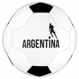 Bola De Futebol Jogador de futebol da Bandeira argentina usa ponto