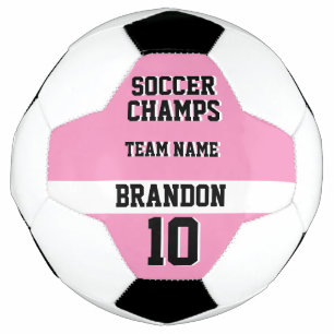 Bola De Futebol jogador desportivo campeão de futebol preto rosa p