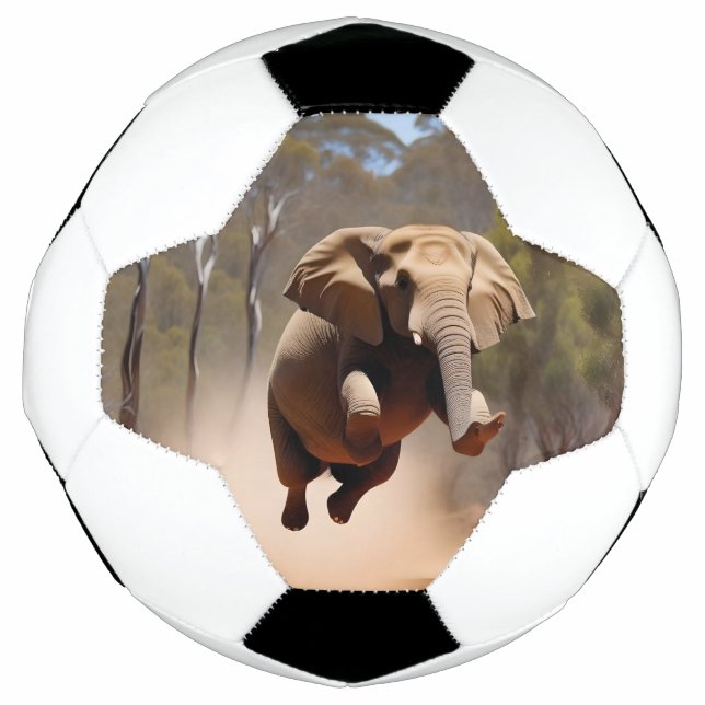 Bola De Futebol "Joy Salta: O Salto dos Elefantes Animados" (Frente)