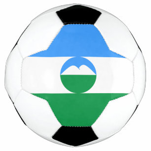 Bola De Futebol Kabardino Balkaria Flag