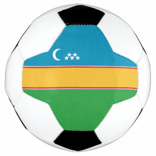 Bola De Futebol Karakalpakstan Flag