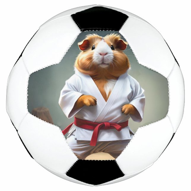 Bola De Futebol **"Karate Champion: The Fearless Guiné Pig"** (Frente)