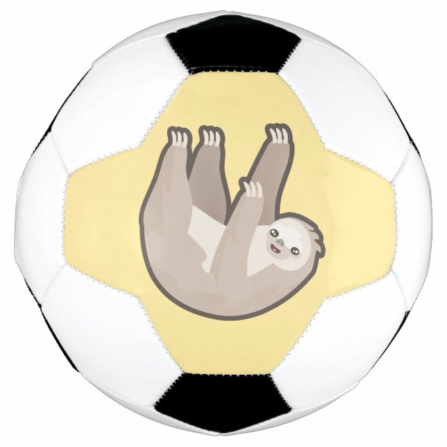 Bola De Futebol Kawaii Sloth (Frente)