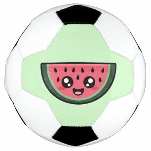 Bola De Futebol Kawaii Watermelon