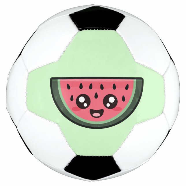 Bola De Futebol Kawaii Watermelon (Frente)