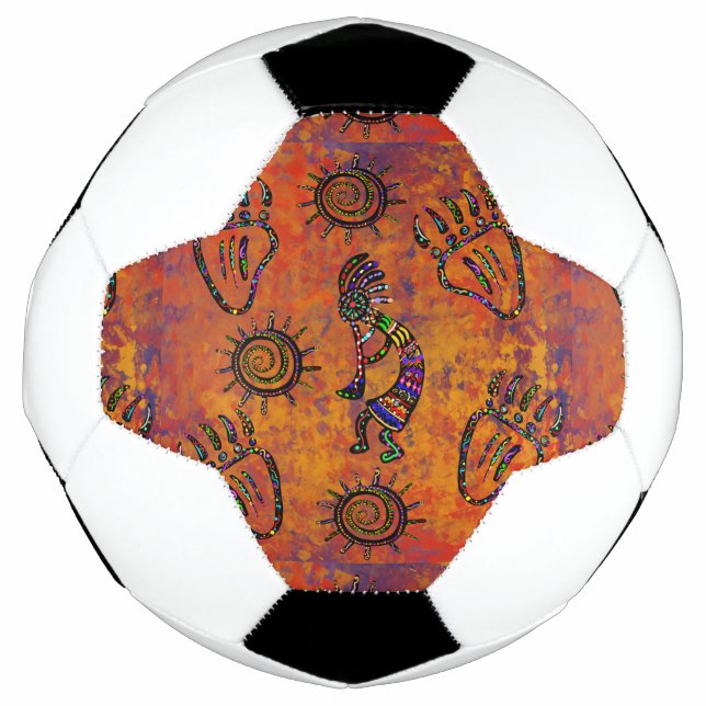 Bola De Futebol Kokopelli Art (Frente)