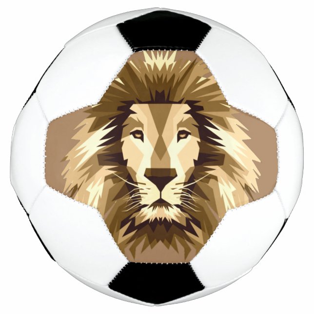 Bola De Futebol Leão Africano     (Frente)