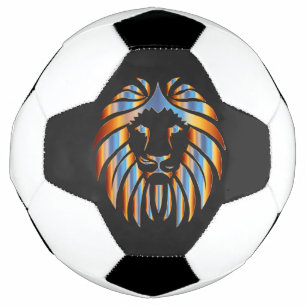 Bola De Futebol Leão, Grande Gato, design cromático,