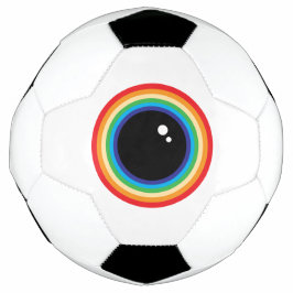 Bola De Futebol Legal Rainbow Eyeball
