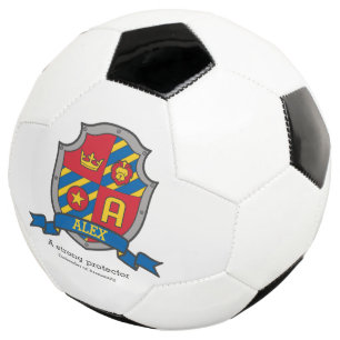 Bola De Futebol Letra de repouso Um leão azul vermelho coroa amar