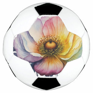 Bola De Futebol Linda Aquarela