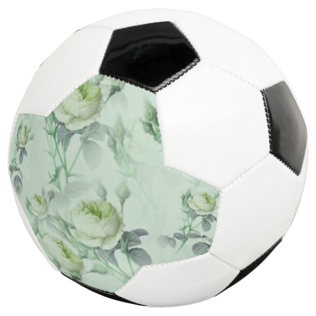 Bola De Futebol Linda Vintage Floral (Três quartos)