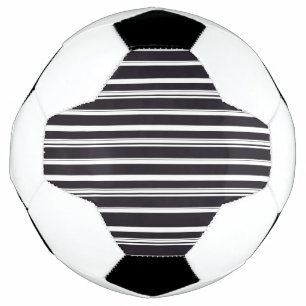 Bola De Futebol Listras pretas e brancas fofas