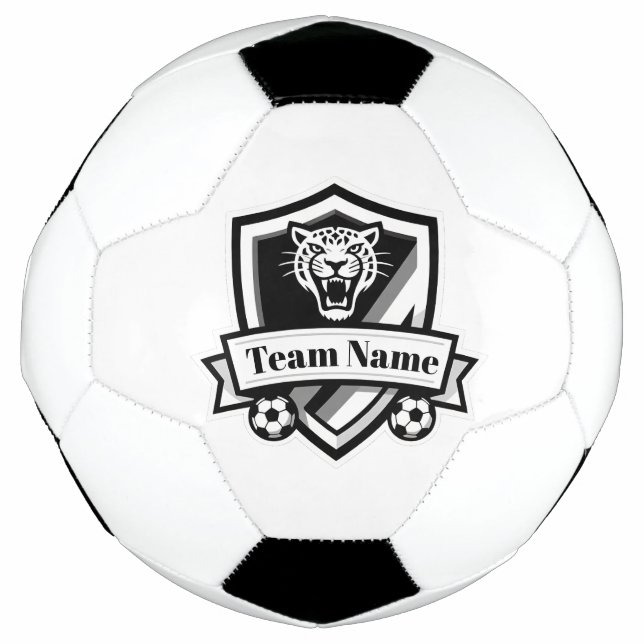 Bola de Futebol Logo da Equipe de Futebol Jaguar P (Frente)