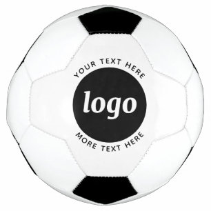 Bola De Futebol Logotipo Simples Com Empresa De Texto