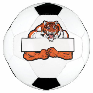 Bola De Futebol Logotipo Tiger Personalizável 