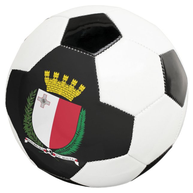 Bola De Futebol malta emblem (Três quartos)