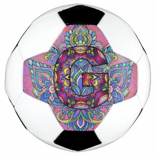 Bola De Futebol mandala de letra G