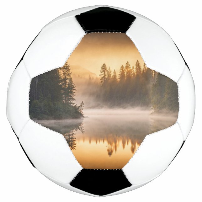 Bola De Futebol Manhã Mist no rio Pines (Frente)