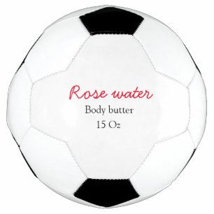 Bola De Futebol Manteiga corporal de rosa adicione o nome do seu t