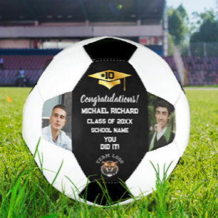 Bola De Futebol Manutenção Personalizada de Foto e Nome do Graduad