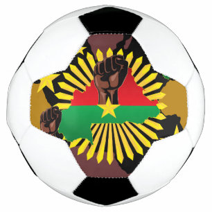Bola De Futebol Mapa do Burkina Faso, Bandeira e Resistência à Rev