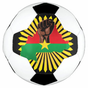 Bola De Futebol Mapa do Burkina Faso, Bandeira e Resistência à Rev