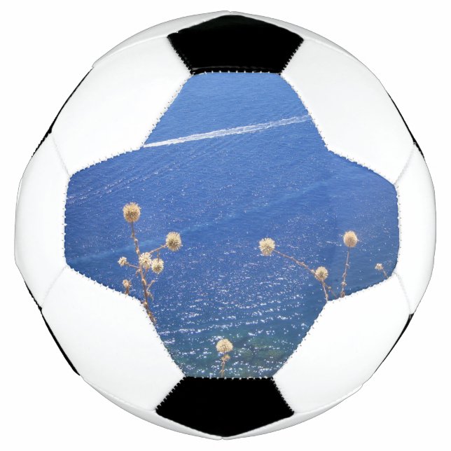 Bola De Futebol Mar Azul grego (Frente)
