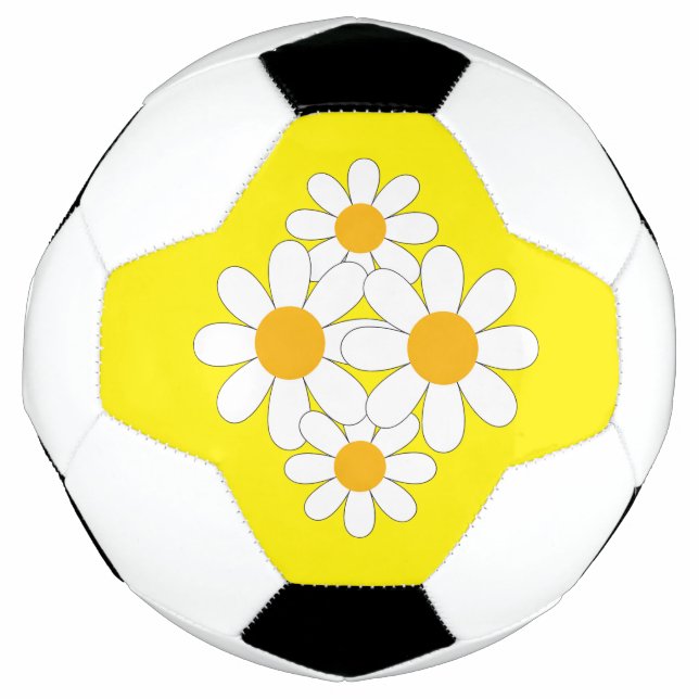 Bola De Futebol Margarida Brilhante e Ousada (Frente)