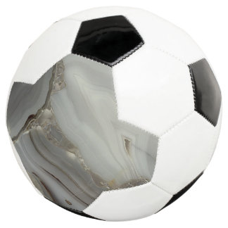 Bola De Futebol Mármore Cinza com Veio de Ouro