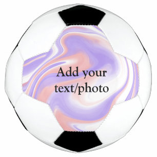 Bola De Futebol Mármore de derramamento de acrílico simples adicio