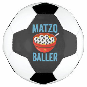 Bola De Futebol Matzo Baller Funny Soccer Hanukkah Holiday Gift