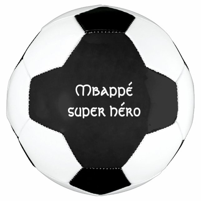 Bola De Futebol mbappé-super-héro (Frente)