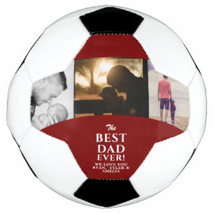 Bola De Futebol Melhor Colagem Fotográfica do Dia 3 do Pai do Pai