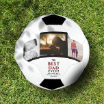 Bola De Futebol Melhor Colagem Fotográfica do Dia 3 do Pai do Pai<br><div class="desc">Melhor Pai do Dia 3 do Pai - Esfera de Futebol de Colagem de Fotos - bola de futebol de fotos com mensagem de amor, nomes e 3 colagens de fotos. Personalize-o com suas fotos e nomes. Um presente perfeito para um pai ou novo papai no Dia do Pai, Natal...</div>