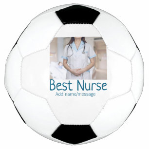 Bola De Futebol Melhor enfermeira adicionar nome de foto texto méd
