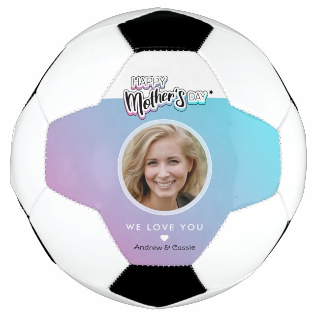 Bola De Futebol Melhor mãe de sempre (Frente)